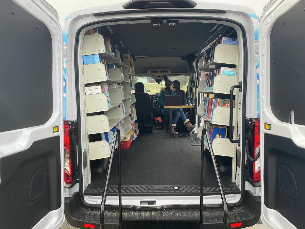Bad Axe District Library bookmobile is on the road
