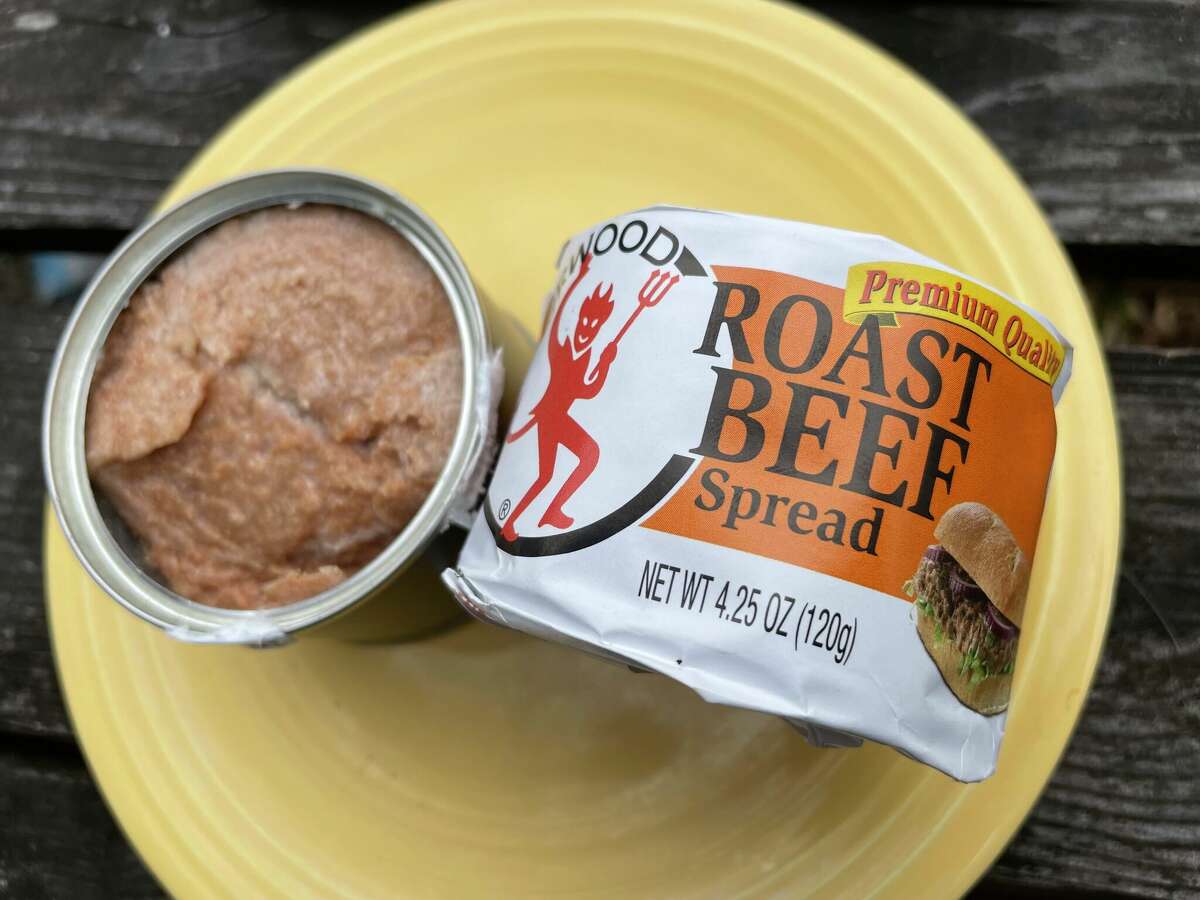 El Underwood Roast Beef Spread no es muy atractivo para los ojos o las papilas gustativas.