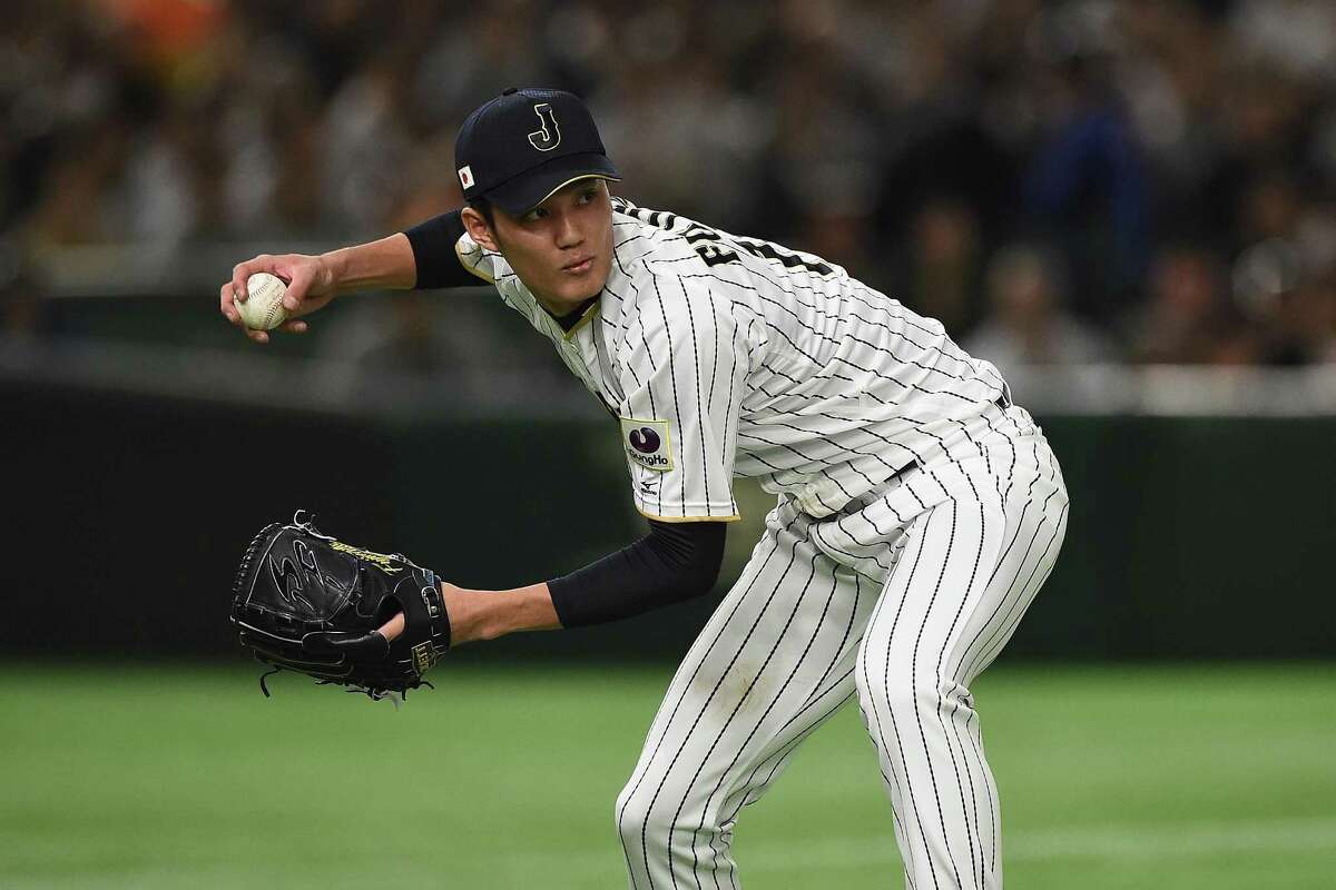 Shintaro Fujinami of the Baltimore Orioles pitches in the eighth News  Photo - Getty Images