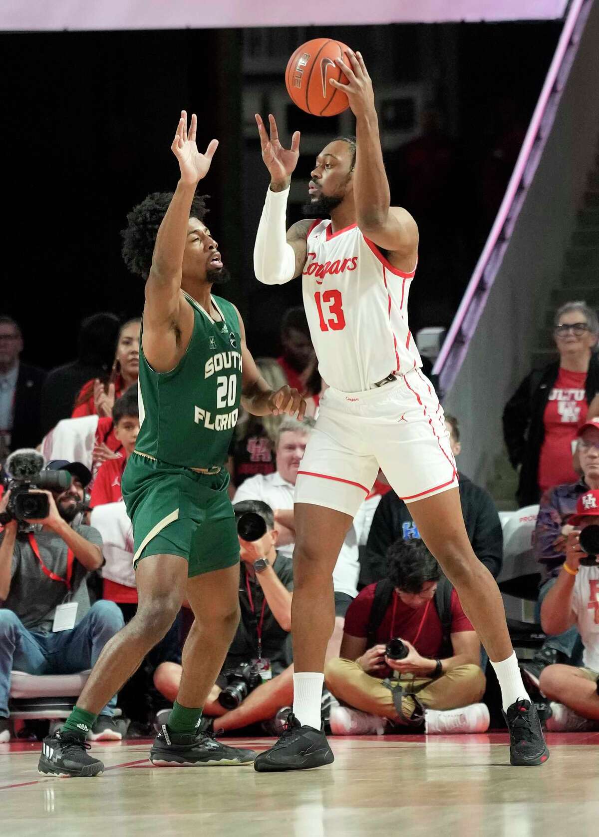 University of Houston basketball Vintage Marcus Sasser returns