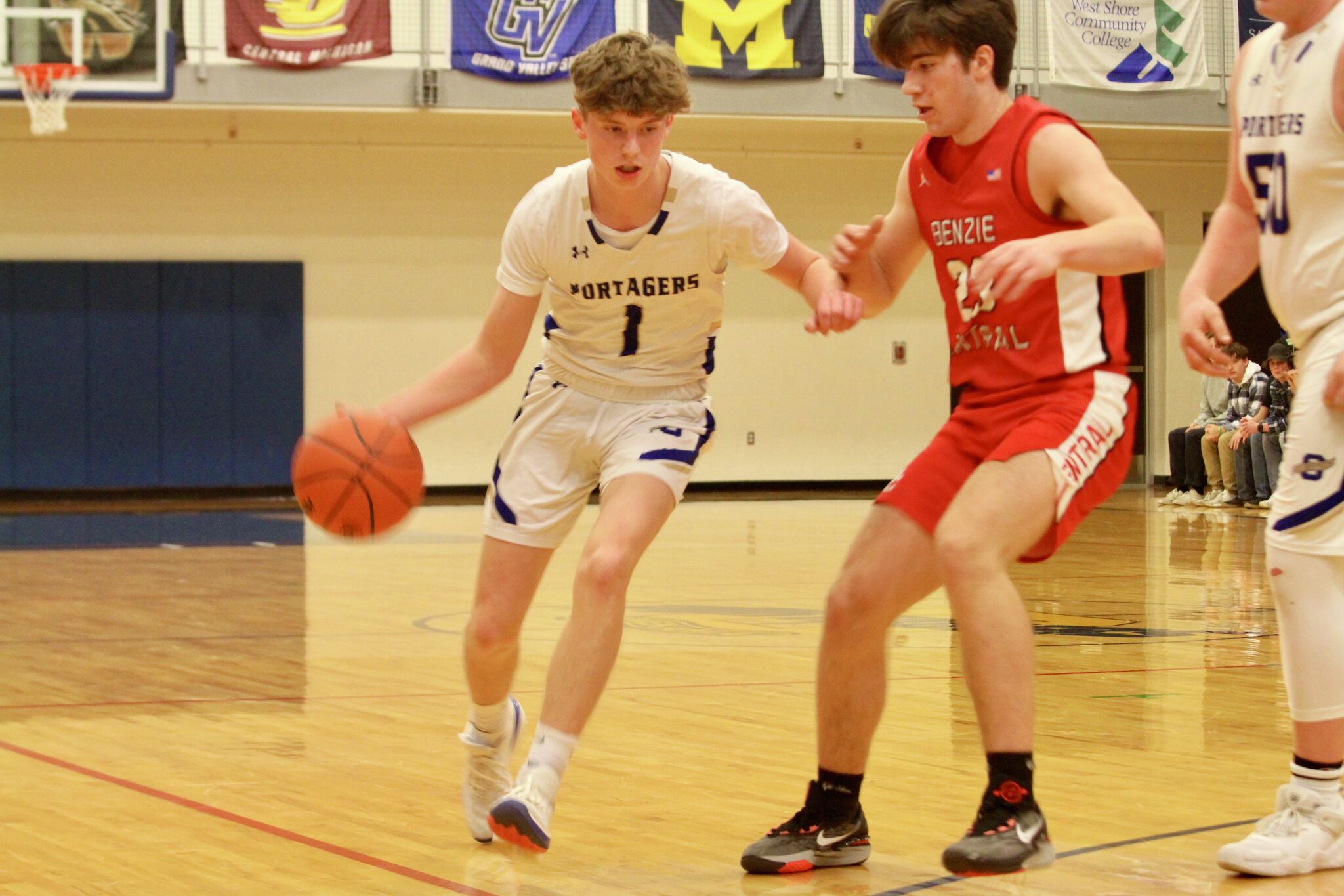 Onekama boys basketball loses to Benzie Central