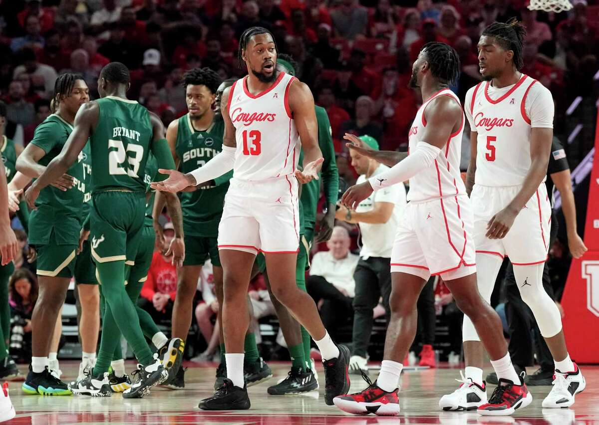 University of Houston basketball Vintage Marcus Sasser returns