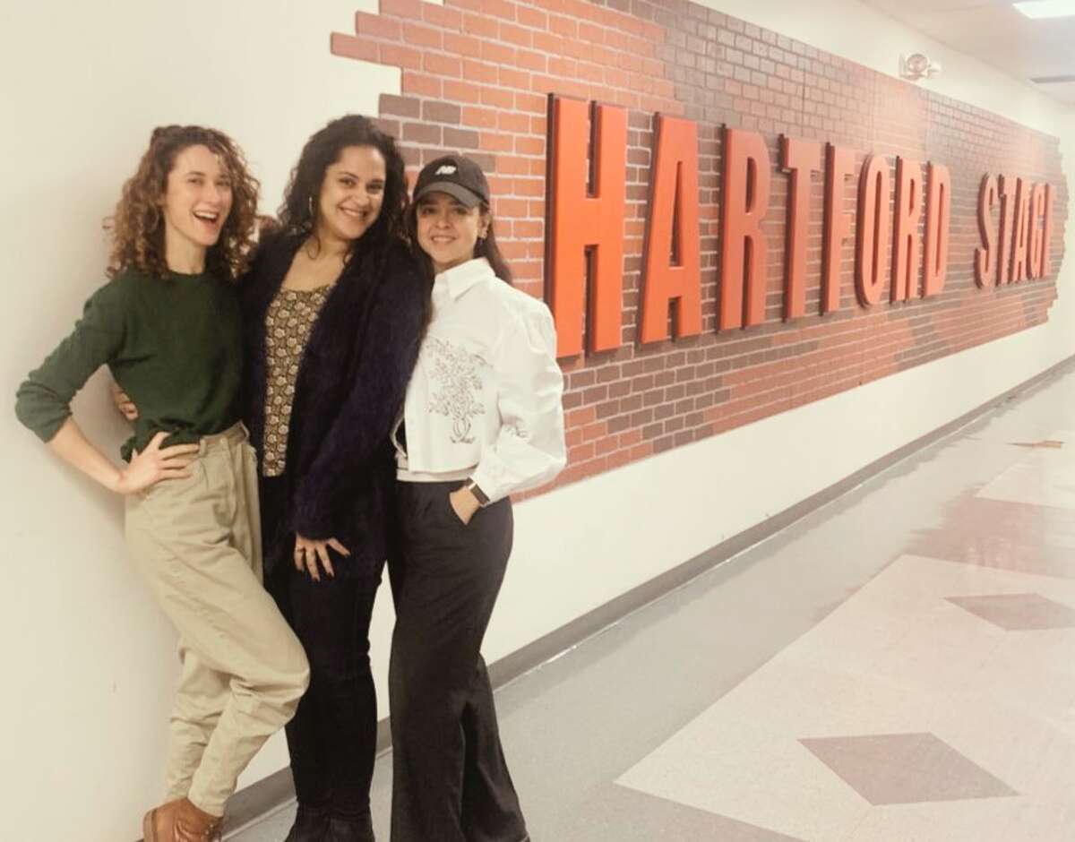Actress Kate Abbruzzese (left,) director Melissa Crespo and actress Emma Ramos are heading up Hartford Stage's production of "Espejos: Clean."