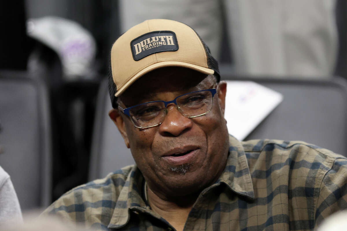Houston Astros' manager Dusty Baker watches the Sacramento Kings play against the Phoenix Suns at Golden 1 Center on November 28, 2022 in Sacramento, California.  (Photo by Ezra Shaw/Getty Images)
