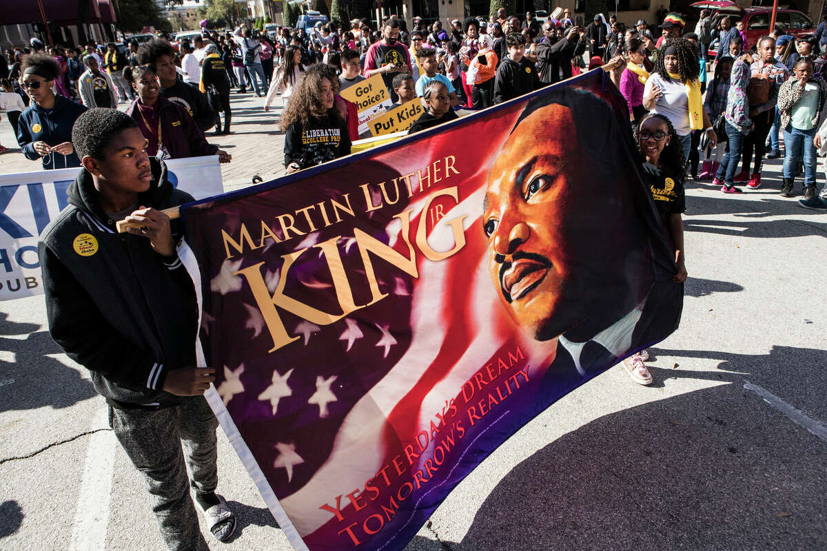Houston's 45th Annual Original MLK Jr. Day Parade will take place from 10 a.m. to 5 p.m. on Jan. 16. 