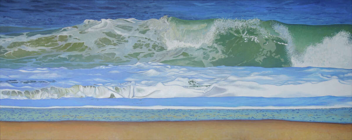 John Aquilino, "Another Wave," oil on canvas.