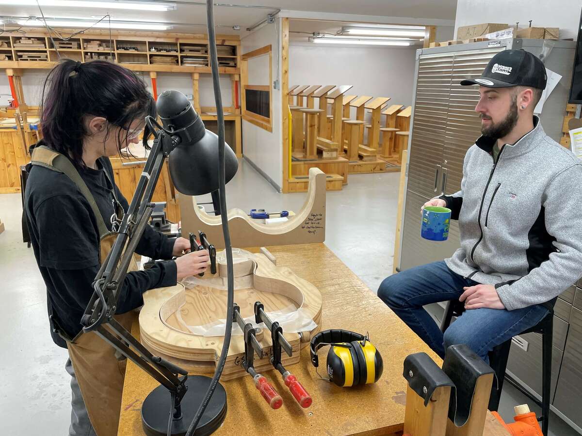 Galloup Guitars Big Rapids teaches lutherie magic to students