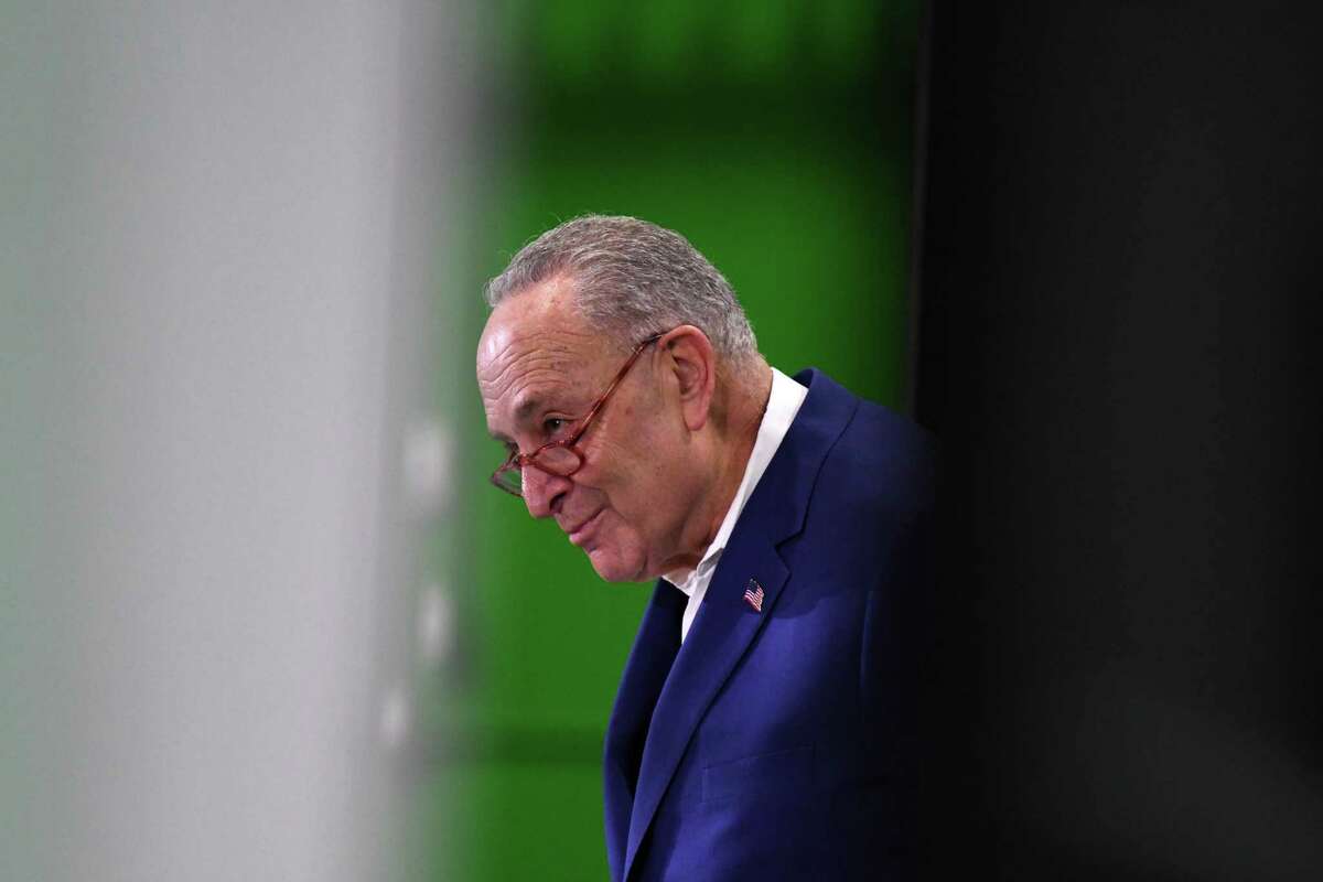 U.S. Senate Majority Leader Charles Schumer predicted an incoming "economic nightmare" for average New Yorkers if a federal fight around borrowing limits is not resolved by summer.