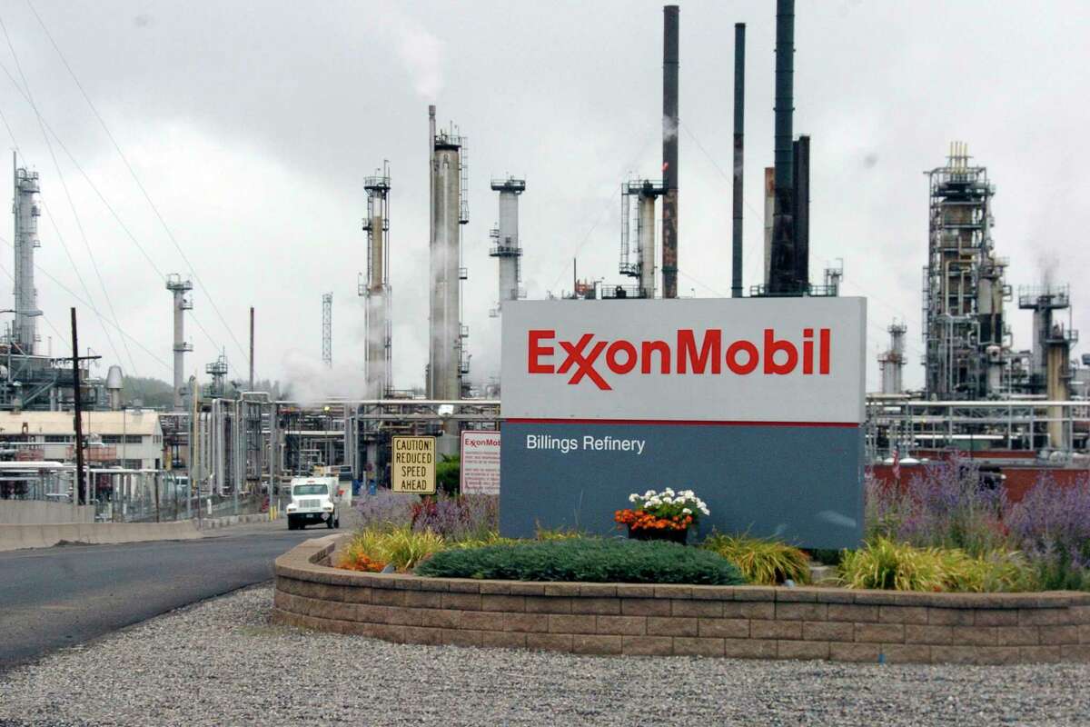 FILE - Exxon Mobil Billings Refinery sits in Billings, Mont. Exxon Mobil’s scientists were remarkably accurate in their predictions about global warming, even as the company made public statements that contradicted its own scientists' conclusions, a new study says.