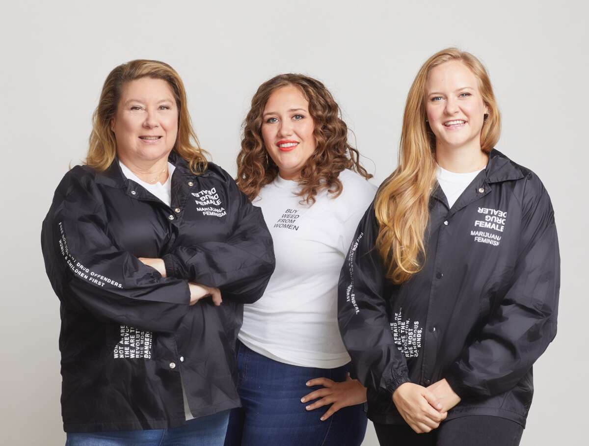 Amy Peckham (left) and her daughters Keeley (middle) and Hillary (right) are the mother-daughter trio behind Etain, one of the state's first medical marijuana companies. 