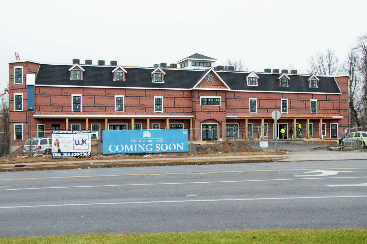 Milford Bank, new apartments to be completed in the spring