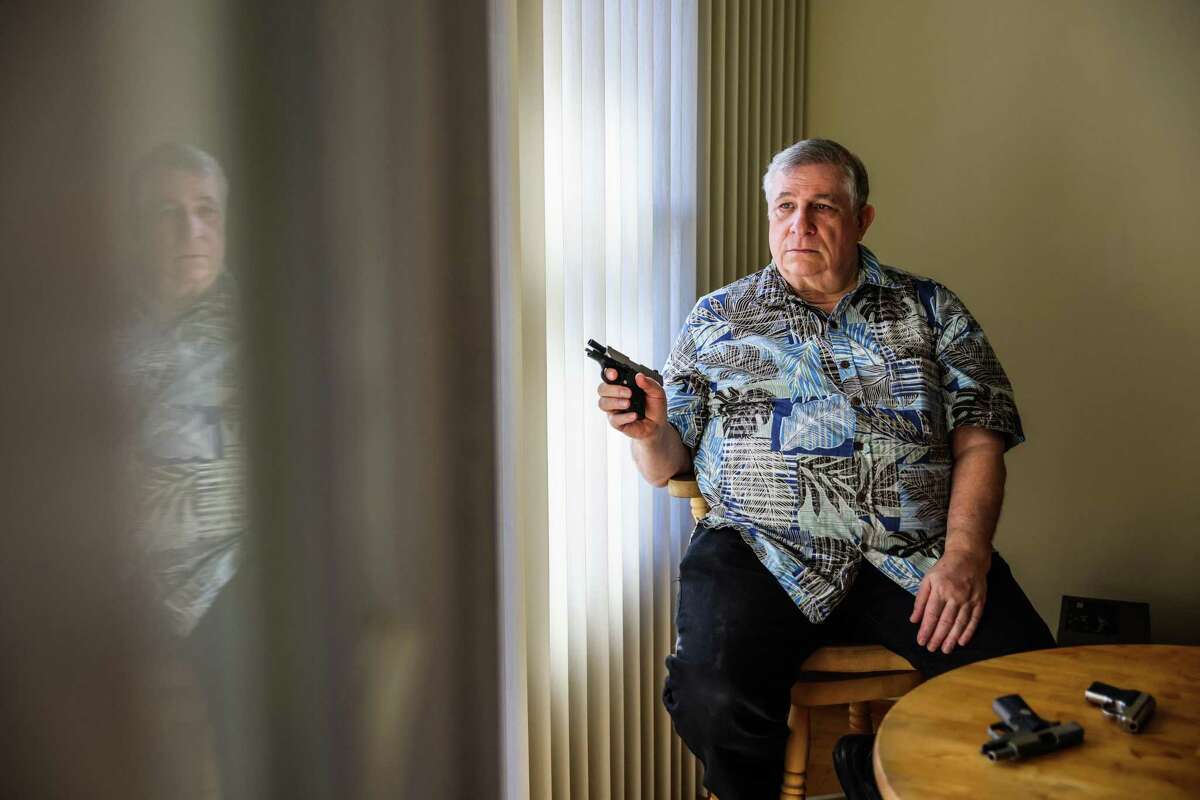 Solow says the first two times he applied for a permit to carry a concealed gun in public, his application was denied.
