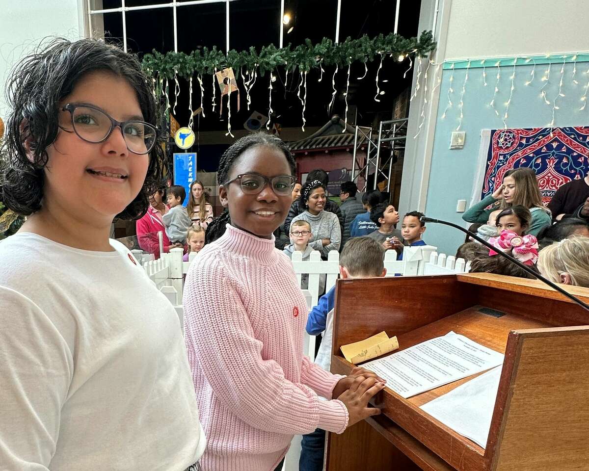 Sofia Salinas and Carly Hathorn, both age 11, are co-presidents of the kids' committee for the Children's Museum Houston and organized the museum's 27th annual Martin Luther King Jr. Day Celebration, which will take place Saturday. 