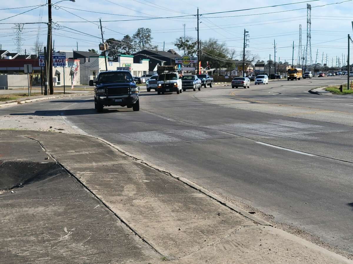 A look outside the office window at Talbot's Gas Station in Crosby on FM 2100 and owner Danny Talbot sees terrible potential every time someone rounds the curve. It's especially dangerous for those who speed and aren't familiar with the coming sharp curve.