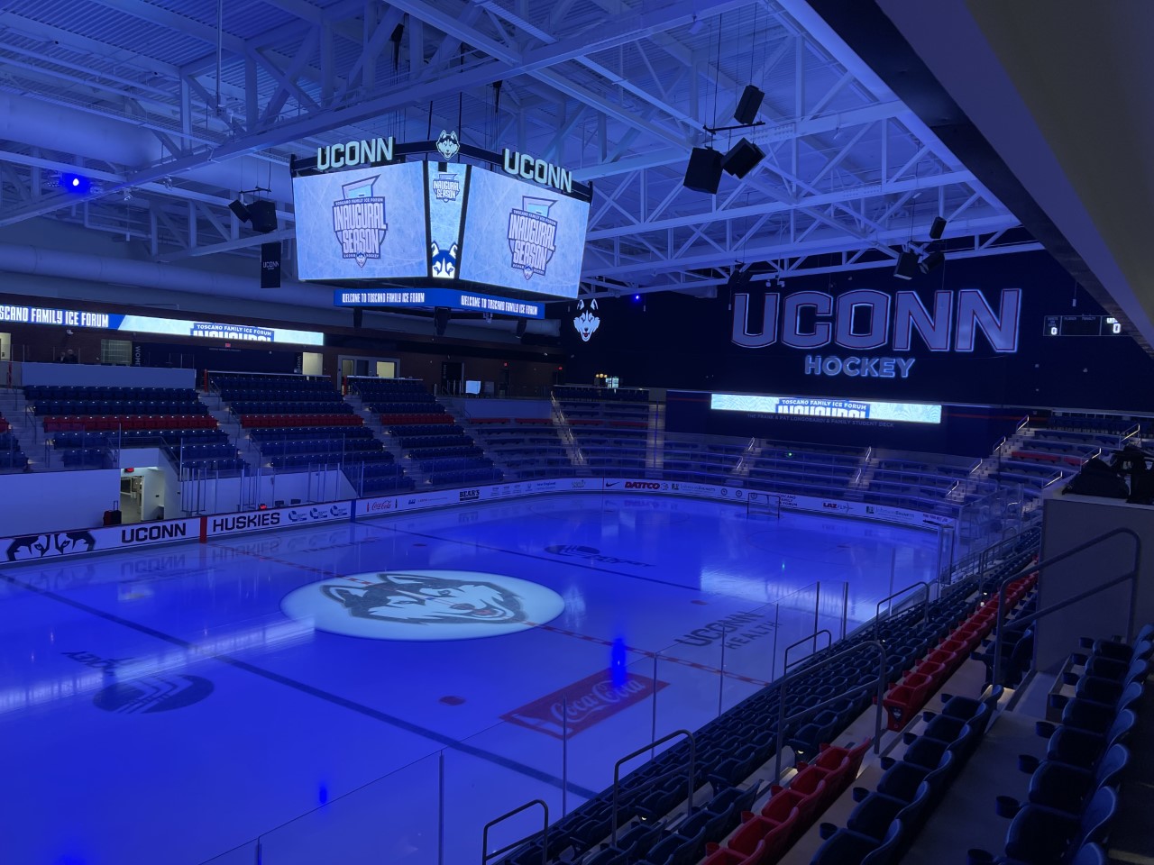 UConn Hockey Begins New Era In Toscano Family Ice Forum