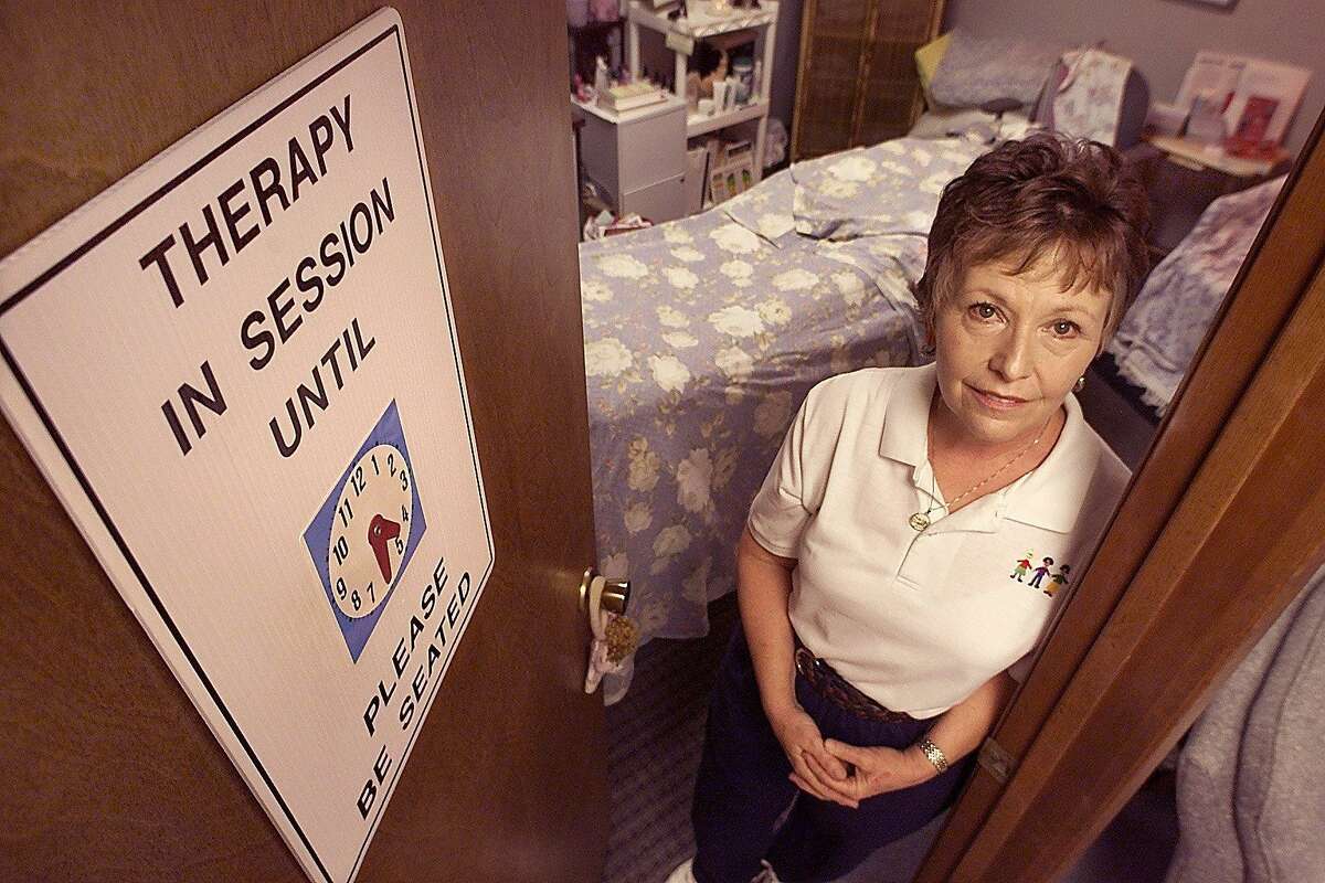 In this photo taken in September 2002, Diana Simone poses in her office in Fort Worth. Simone is credited with coming up with the idea for the Amber Alert system following the 1996 abduction and murder of Amber Hagerman in Arlington.
