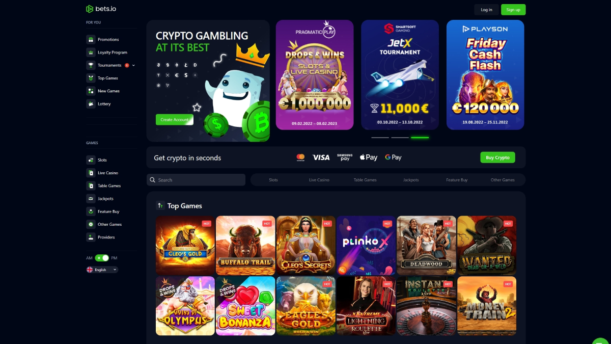 Bets.io Screenshot