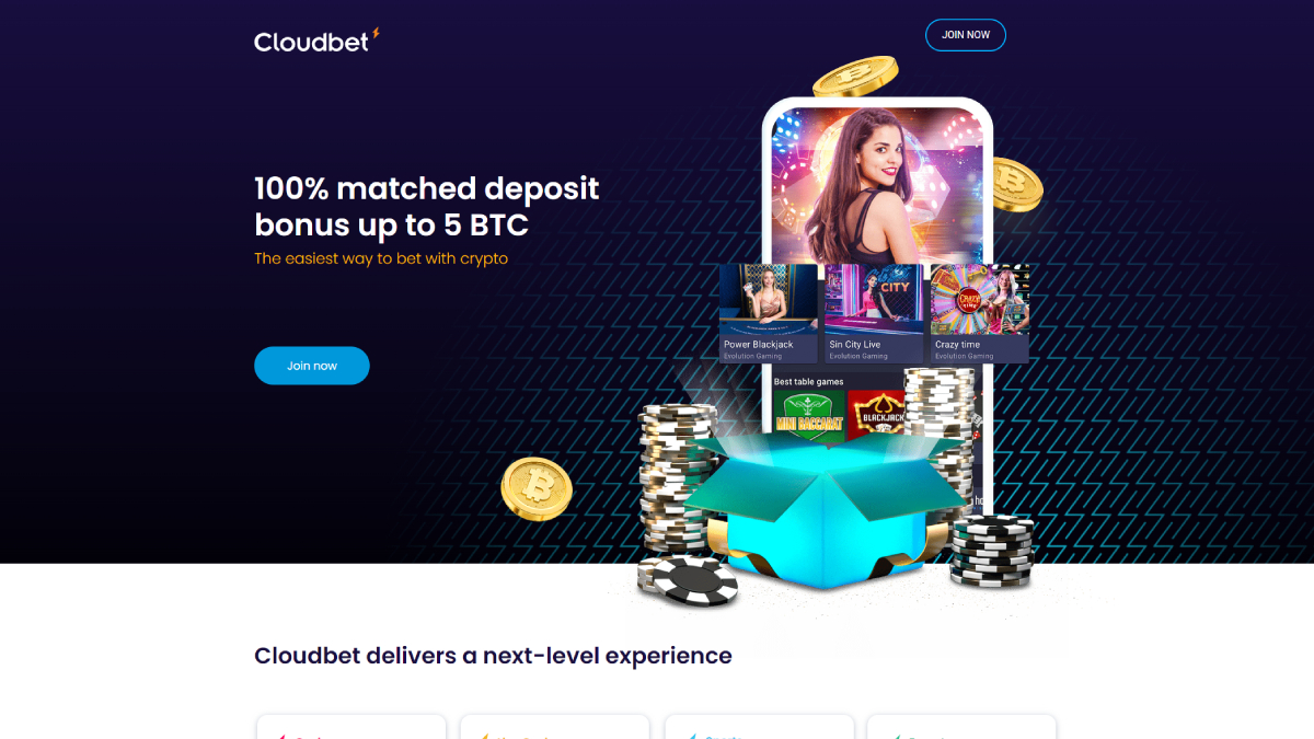 Cloudbet Screenshot