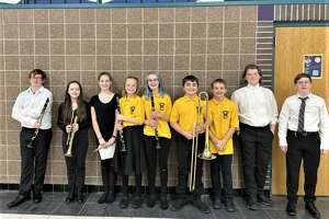Manistee Middle School students perform in honors band event
