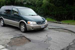 Potholes are popping up all over Bay Area streets and highways. Here’s how the rains do their nasty damage