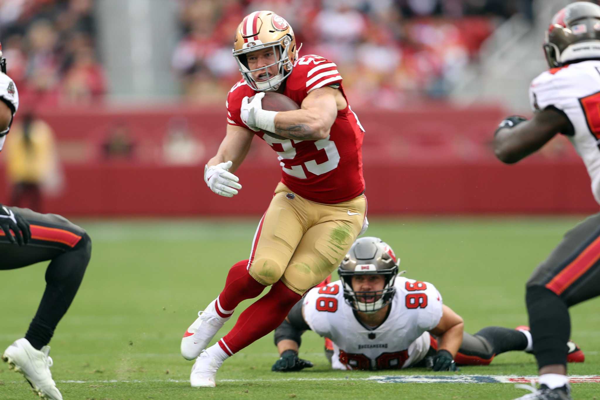 Christian McCaffrey makes 49ers debut, and they'll need him to do more