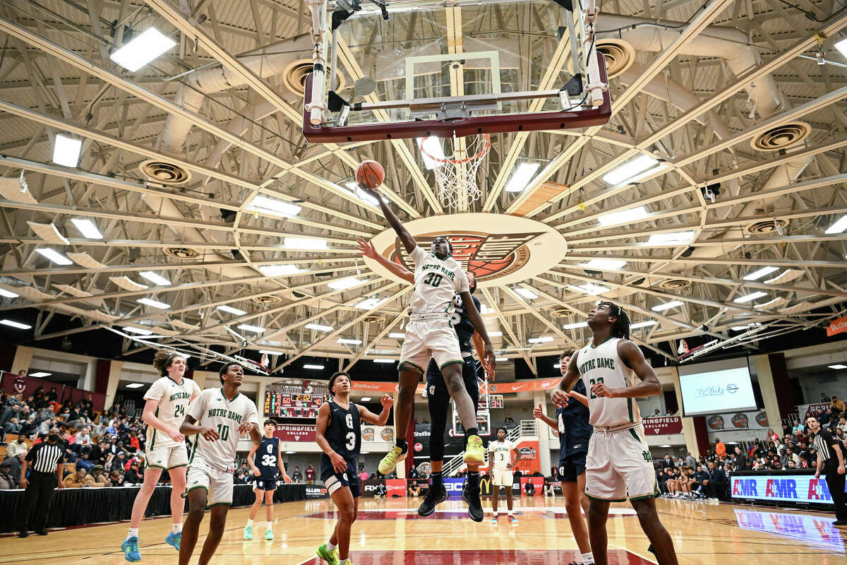 Notre Dame-West Haven competed in the Spaulding HoopHall Classic in Springfield, Mass., Friday night.