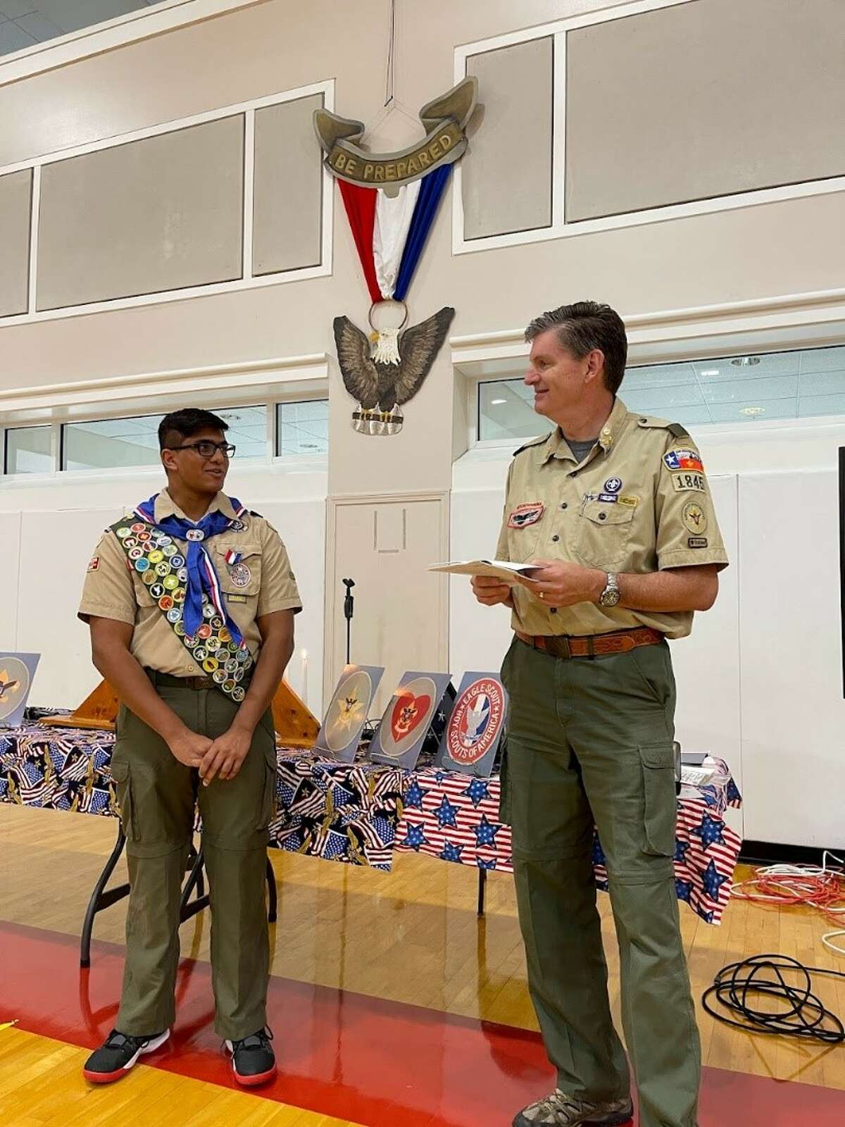 Kavin Gidvani of  BSA Troop 1845 in Sugar Land was awarded the rank of Eagle Scout at a ceremony last month.
