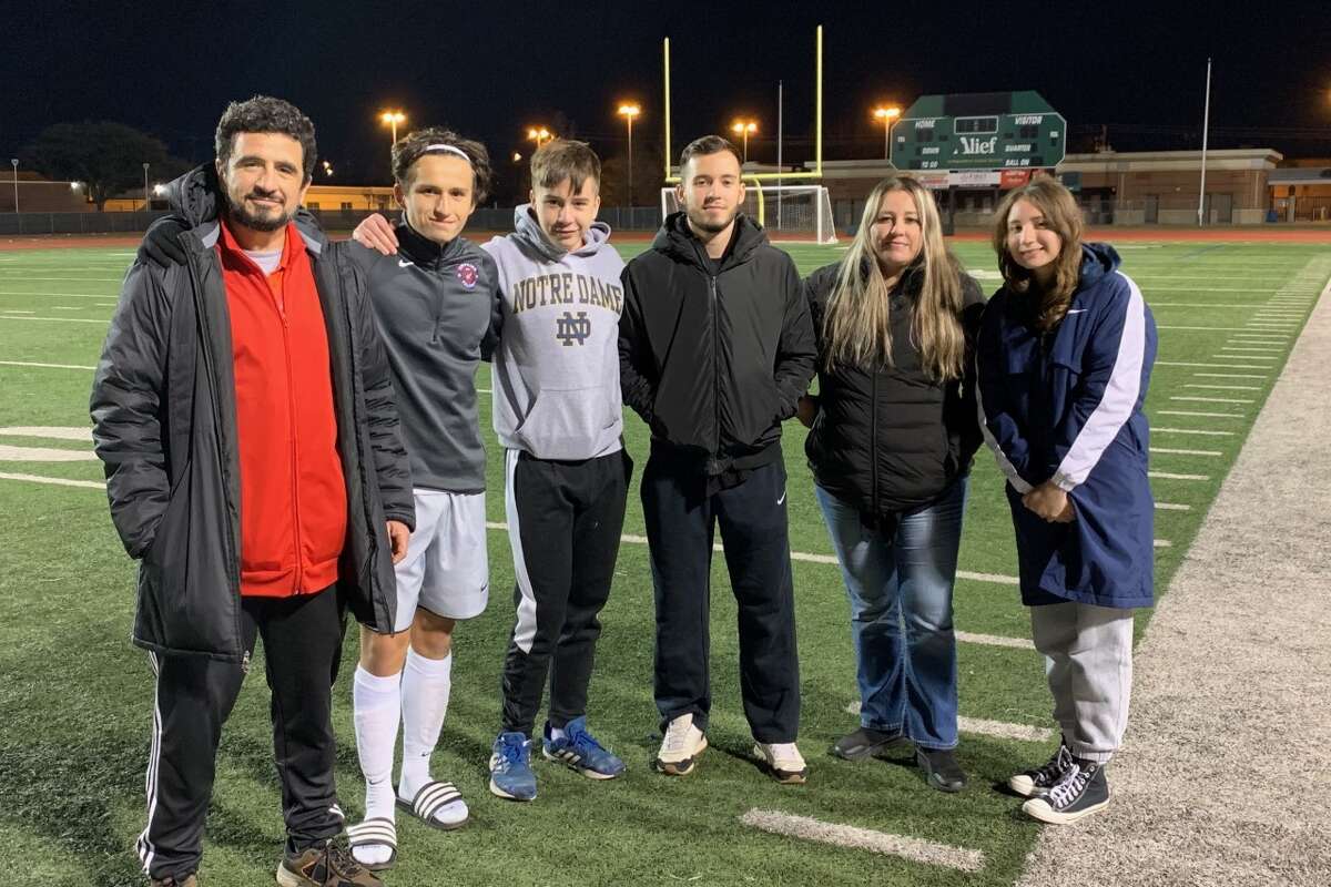 Story photo for Leal family enjoys rare soccer match on opposing sidelines