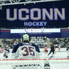 UConn women's hockey beats Merrimack 4-2 to win first-ever game at Toscano  Family Ice Forum - The UConn Blog