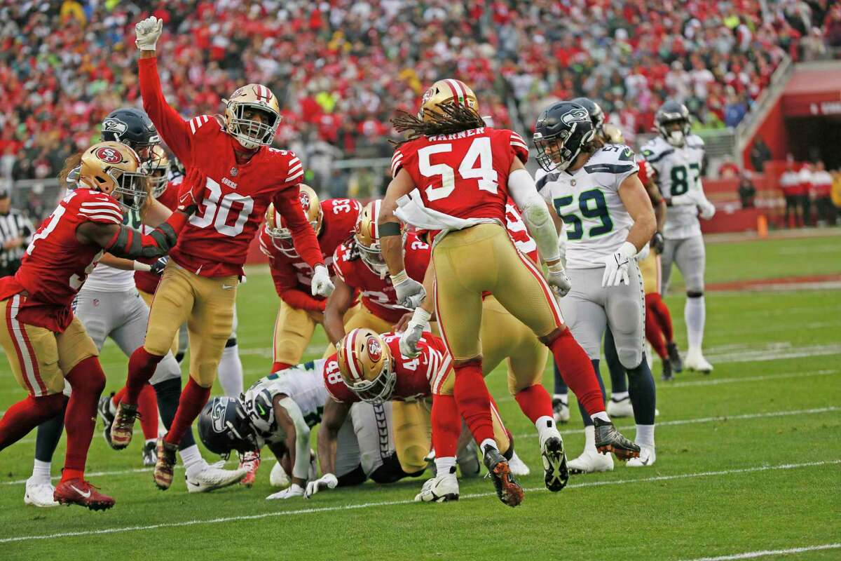 Photos: 49ers win Wild Card playoff over the Seahawks at Levi's