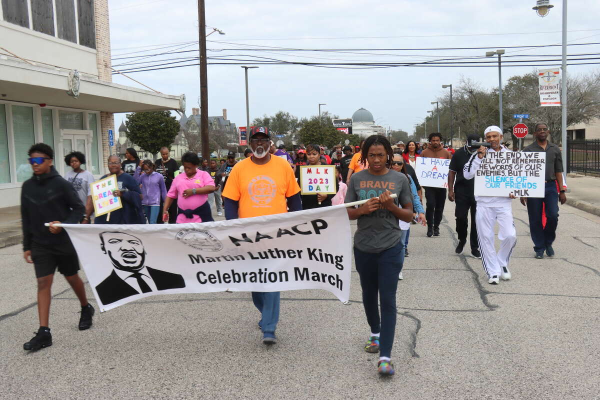 Orange's annual MLK Day march was held on Monday, Jan. 16, 2023. It started at Mount Sinai Baptist Church and ended at the Riverfront Boardwalk and Pavilion.
