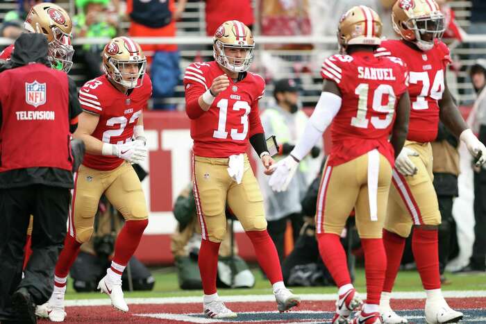 NFC championship: Joey Bosa wearing 49ers gear on sideline