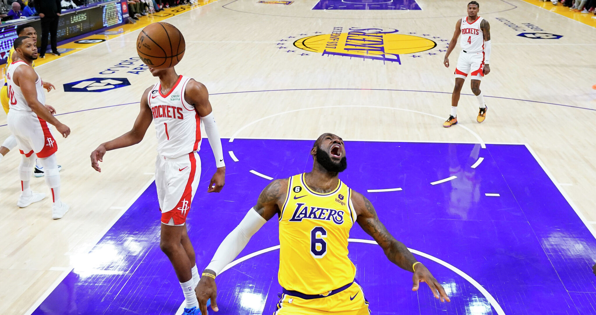 Rockets Fall 140-132 to Lakers in MLK Finale Alperen Sengun Lebron James  Career High - The Dream Shake