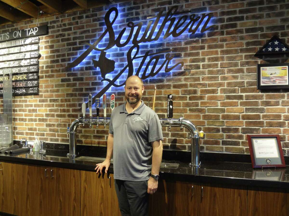 Southern Star Brewing owner Dave Fougeron stands in the brewery's taproom, June 13, 2019, in Conroe.