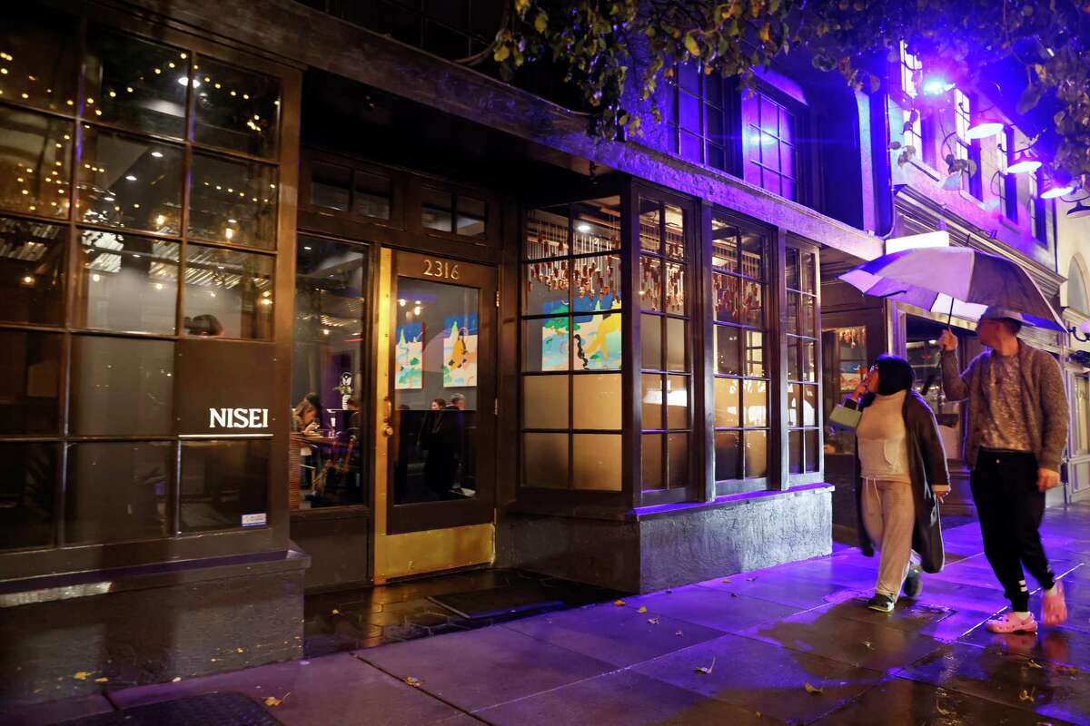 Nisei is located on Polk Street, with Bar Nisei drawing in customers for cocktails next door.