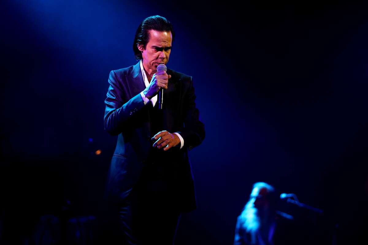 Nick Cave performs at the Sydney Opera House on Dec. 16, 2022, in Sydney.