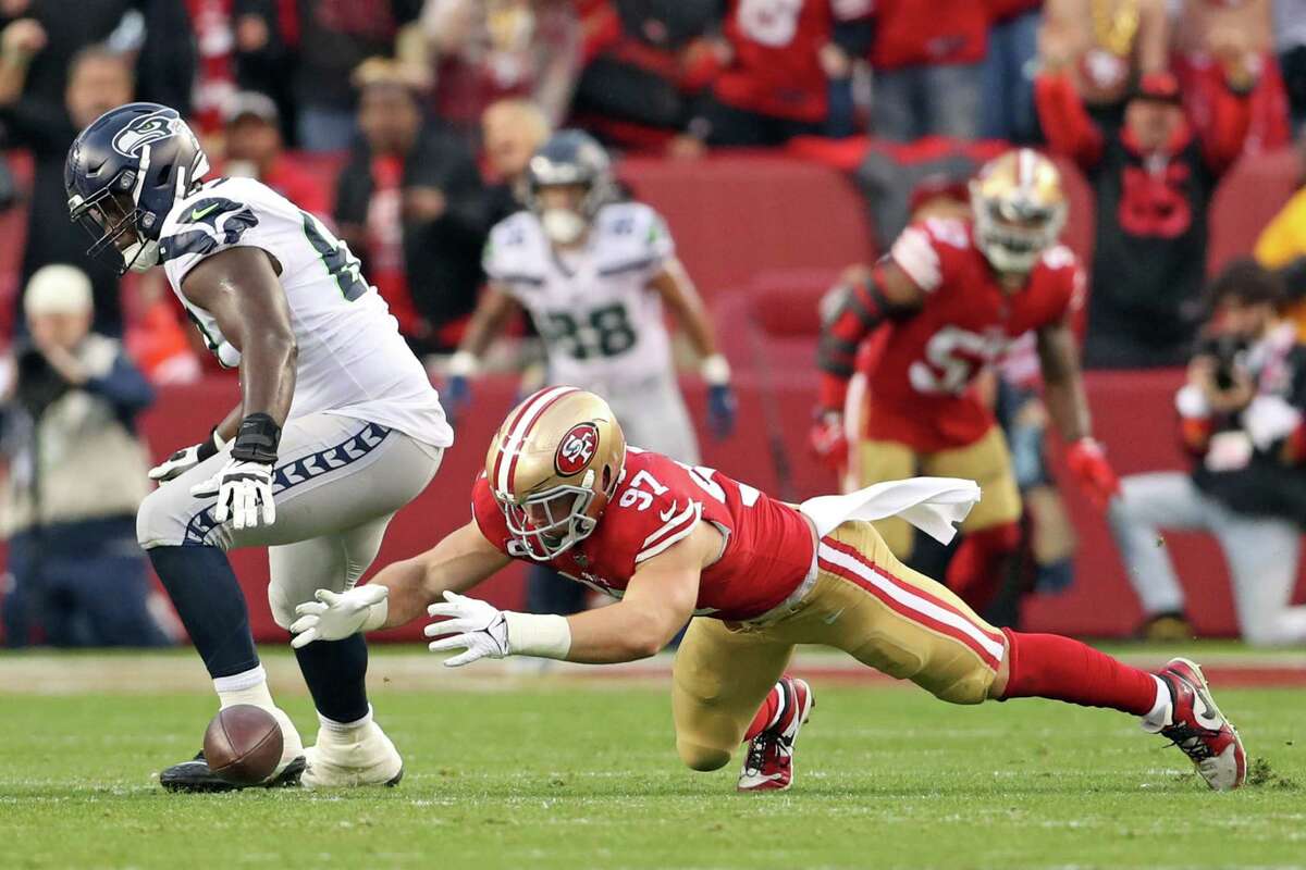 49ers' Nick Bosa commands respect from acclaimed pass rushers of