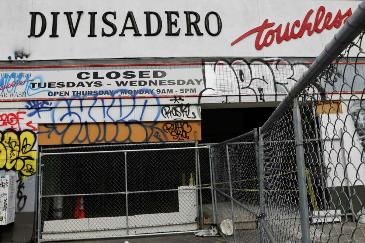 The former Touchless Car wash at 400 Divisadero in San Francisco is seen in, December.