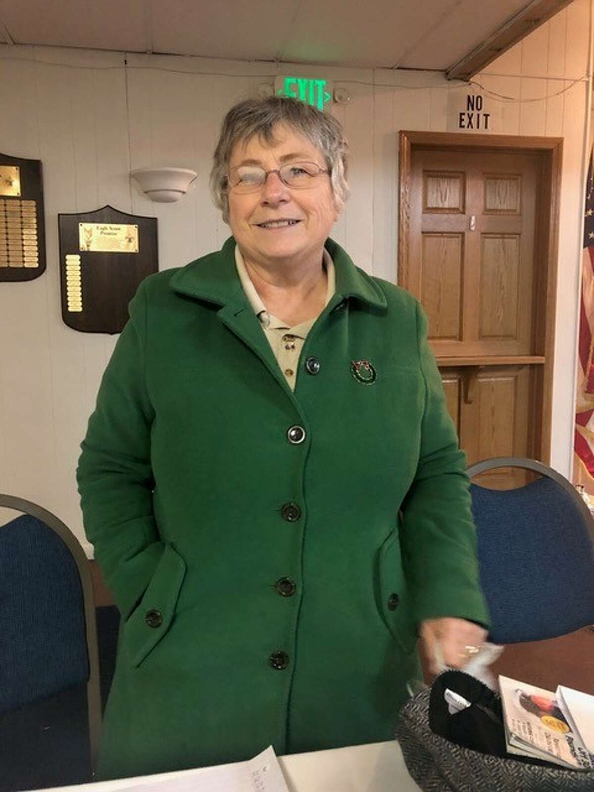 With her Jan. 4 donation, Carlinville’s Linda Walden reached the 13-gallon mark during the Carlinville Area Hospital Auxiliary’s blood drive.