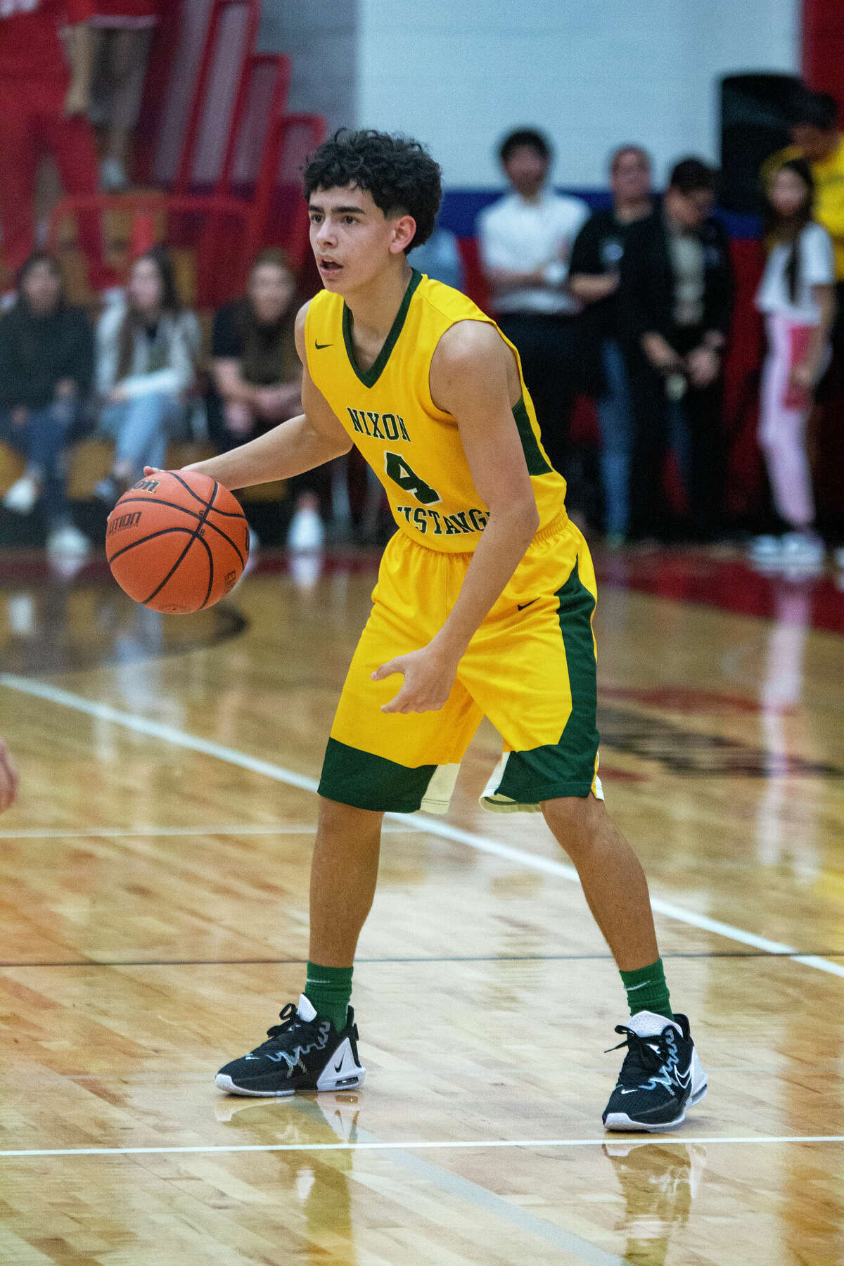 Mason Vela and the Nixon Mustangs defeated the Martin Tigers on Tuesday.