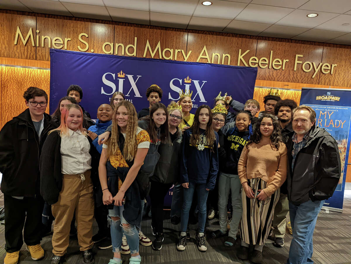Drama Club students from Baldwin Junior/Senior High School attend “Six” the musical in Grand Rapids on Friday, Jan. 13.