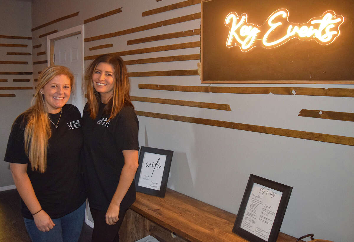 Jerika White (left) and Katrina Edwards started Key Events mid-pandemic in 2021 but since have opened a physical location at 803 S. Diamond St. The events venue, available for private rental, features an indoor jungle gym, bounce houses and arcade games.