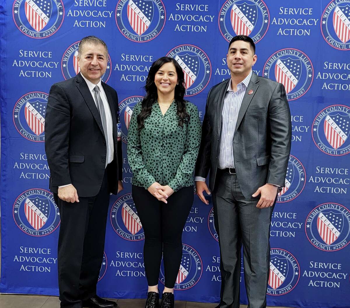 UISD Superintendent David Gonzalez, 550 Pizzeria owner Janet Zapata and L&F Distributors, represented by GM Jaime Mendiola, were each winners at the 2023 Orgullo Latino Legacy Awards for LULAC Council #22387 this week.