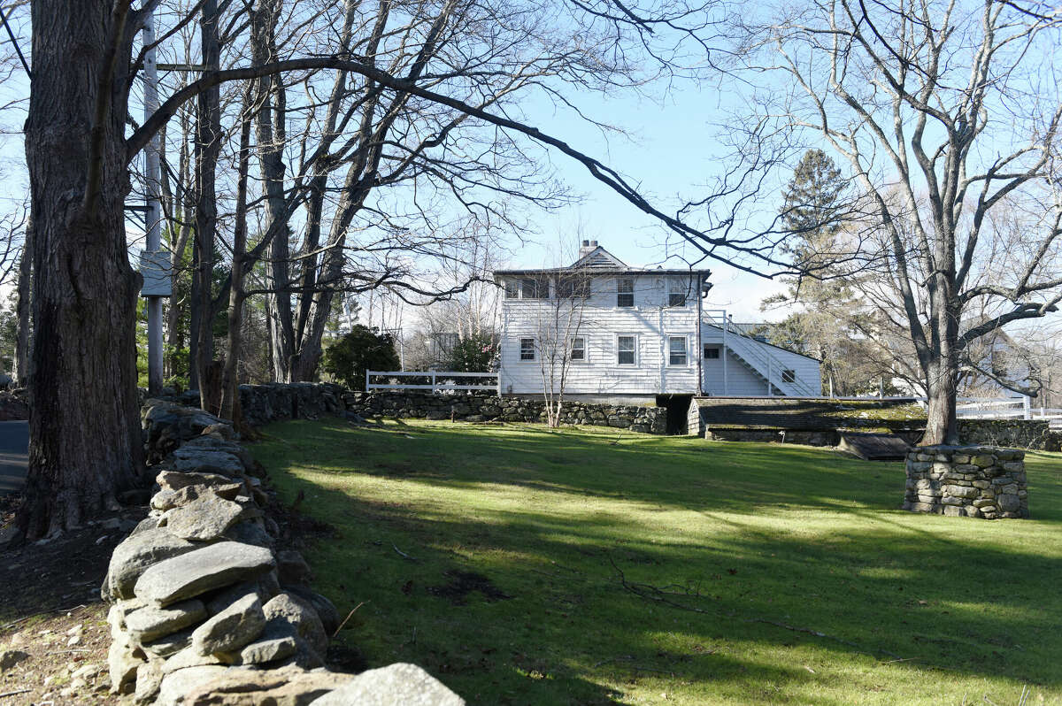 The property at 45 Burying Hill Rd. in Greenwich, Conn., photographed on Wednesday, Jan. 18, 2023.