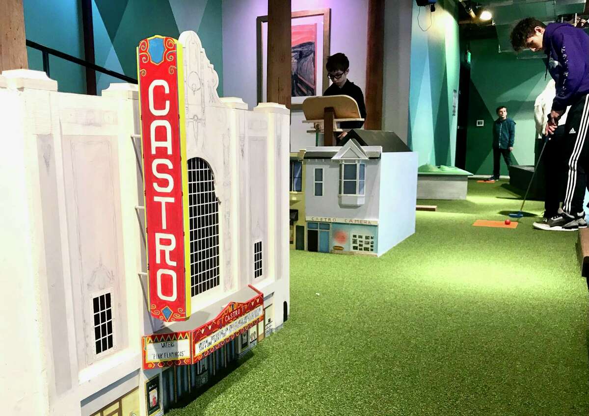 The mediocre miniature golf at Ghirardelli Square includes San Francisco-themed holes, including a Golden Gate Bridge and a detailed replica of the Castro Theater.