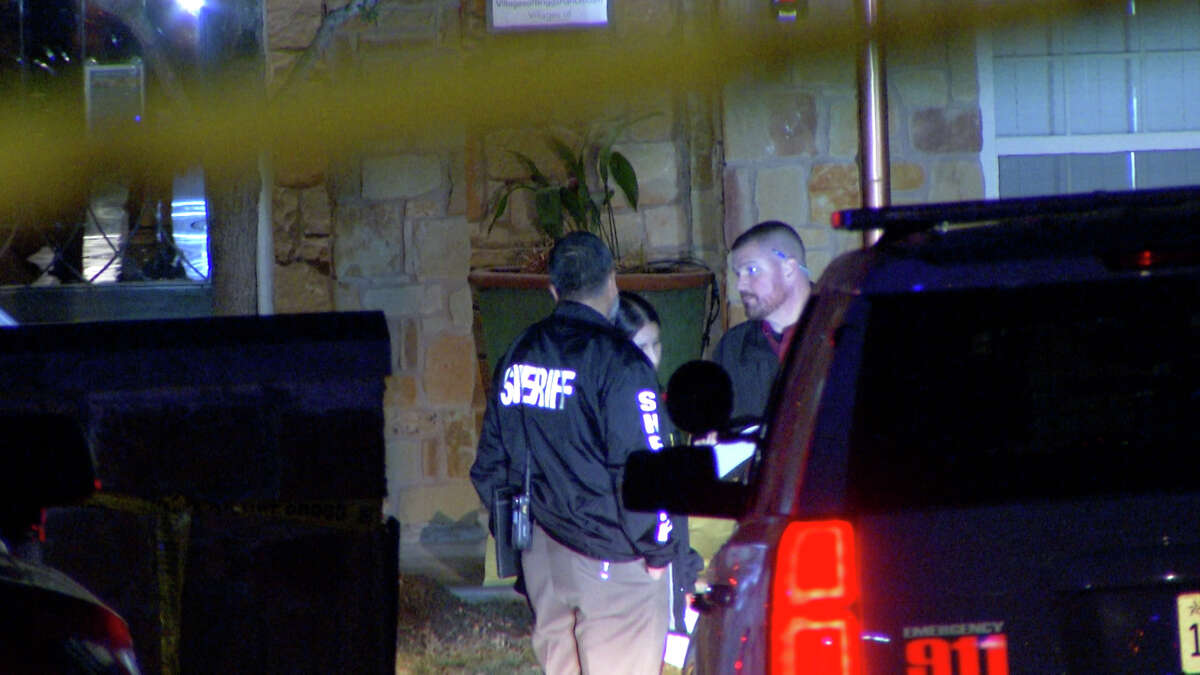 Two men were shot and killed outside the Villages of Briggs Ranch apartment complex on Jan. 19, 2023.