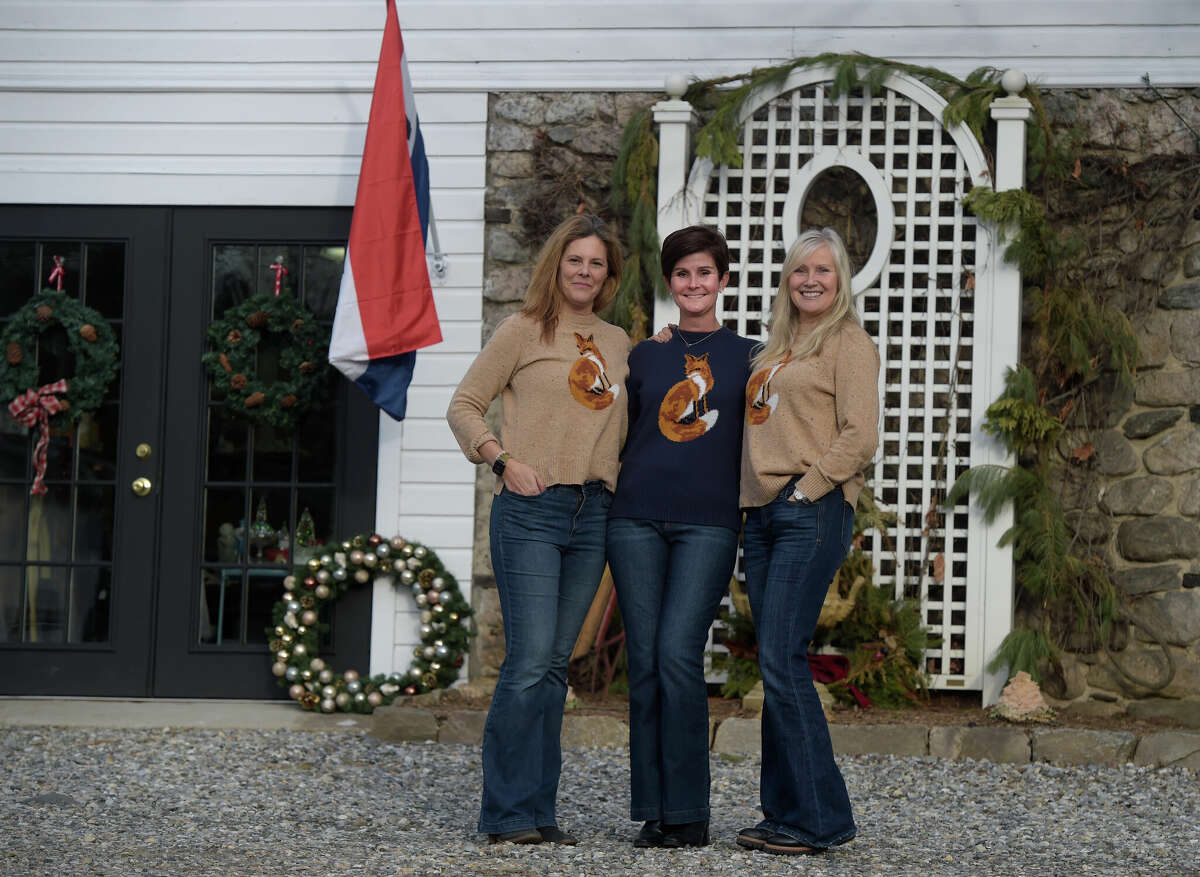 Kelly Magner, of Wilton, Amy Goodwin, of Ridgefield, and Lana Waldron-Taubin have partnered in Vixen Hill Vintage, in Ridgefield, Conn. Wednesday, January 11, 2023.