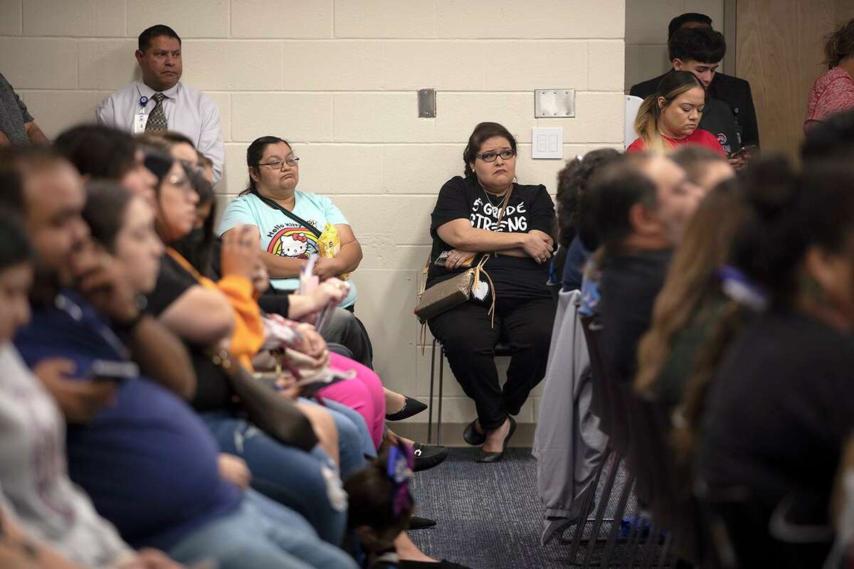 Parents of South San Antonio ISD students react as board members talk about potentially closing four schools — Athens Elementary, Kindred Elementary, Kazen Middle School and West Campus High School. The school district is facing a budget shortfall, and administrators want to close the schools to ease the financial crunch. The school board voted Wednesday night to keep the schools open.