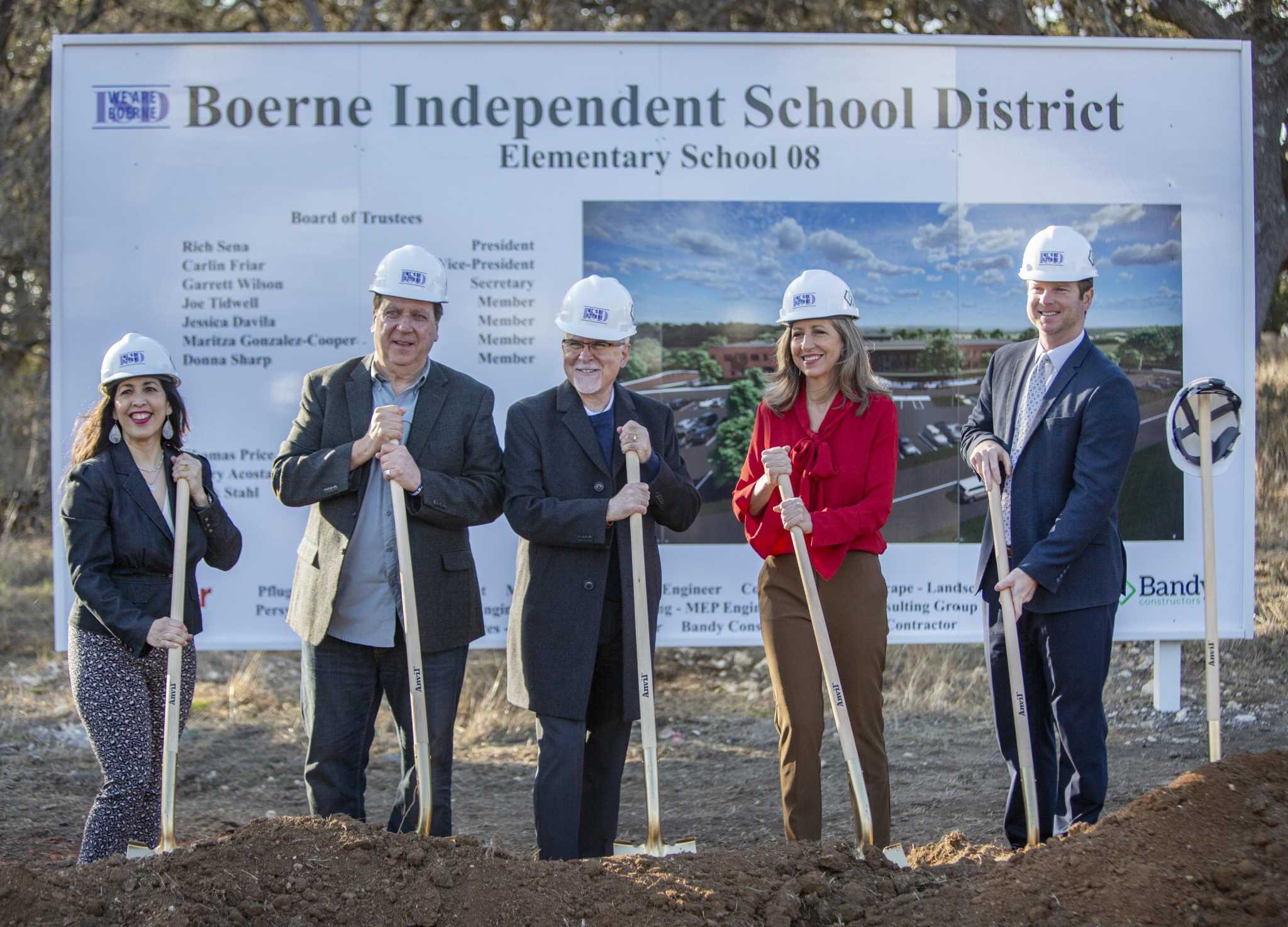 Burgeoning Boerne ISD breaks ground on 8th elementary amid Hill Country