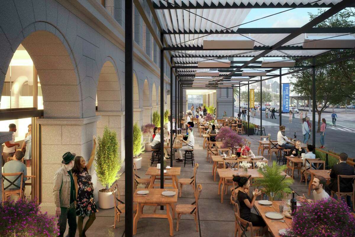 New renderings show what San Francisco’s iconic Ferry Building will look like following renovations set to begin this year.